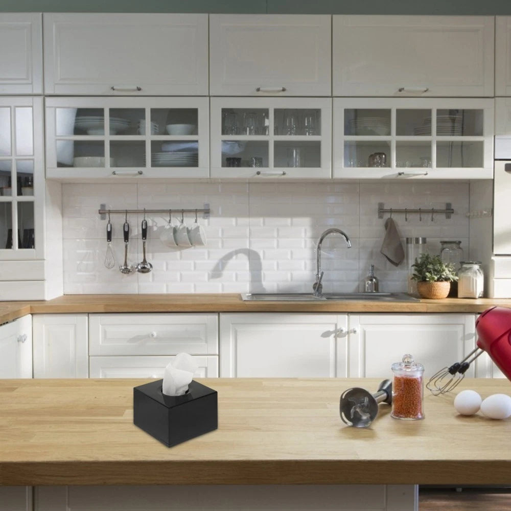 Tissue Box Travel Tissues Cube Boxes Guest Napkin Holder for Bathroom | eBay