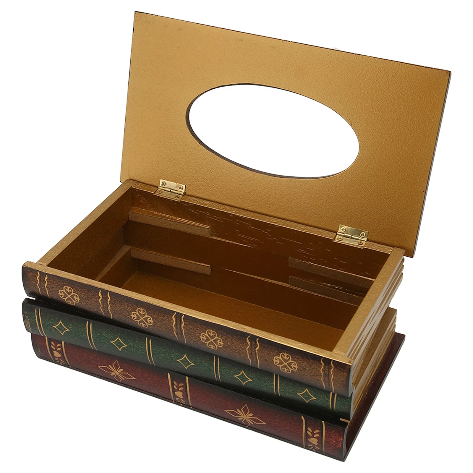 Book Tissue Box Cover Rectangular Tissue Holder Dispenser Paper Cover Case | eBay