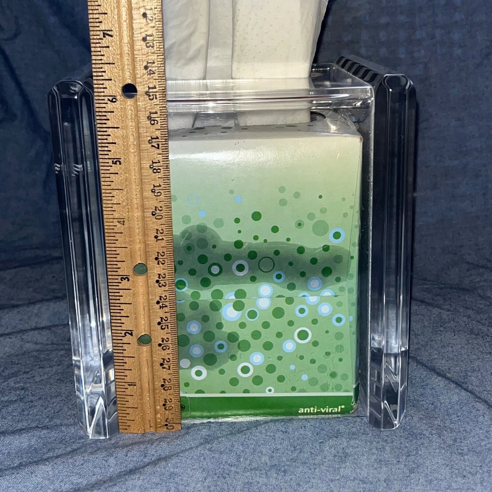 MidCentury Modern ARONIE LUCITE Clear Acrylic Tissue Box Holder Cover MCM Vintag | eBay