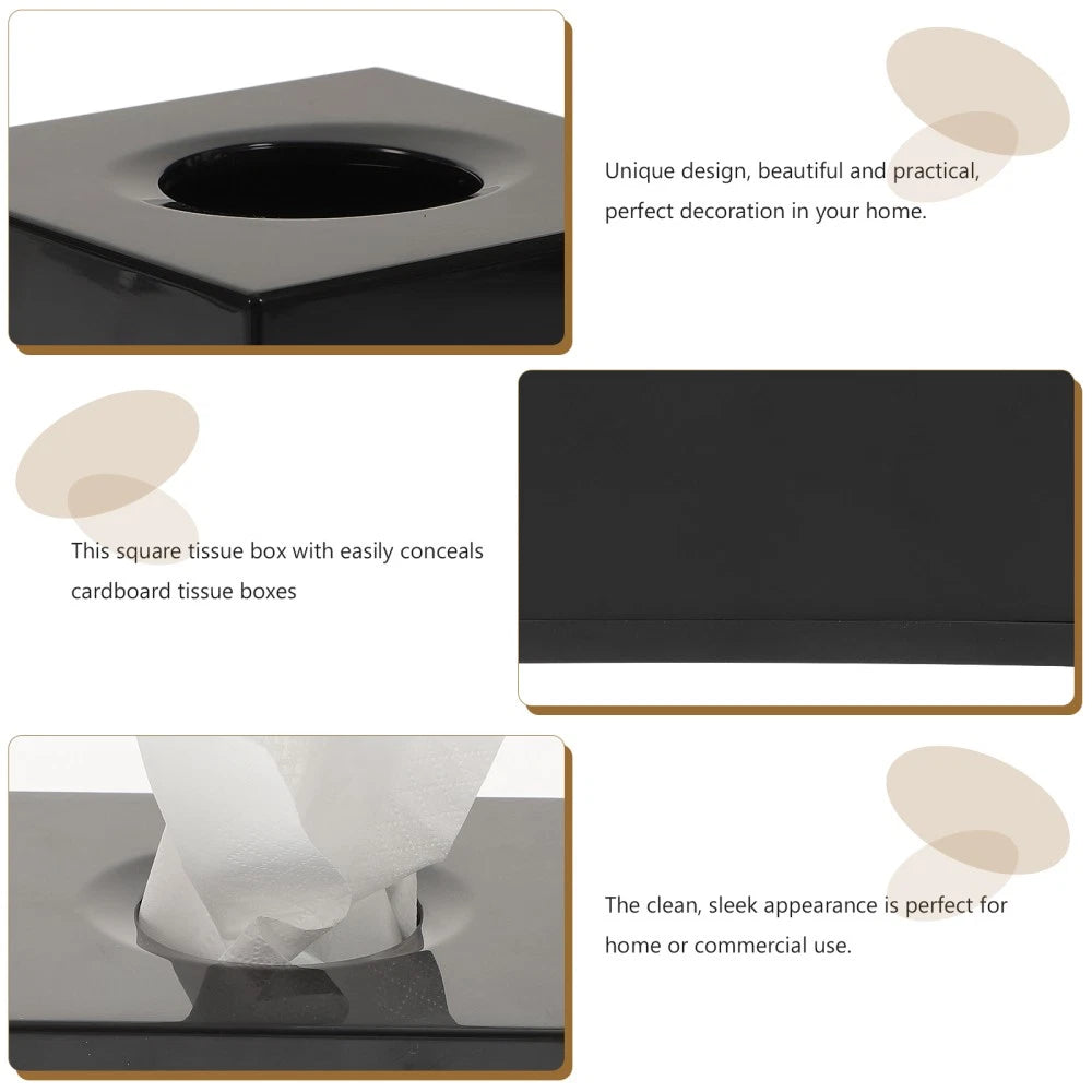 Tissue Box Travel Tissues Cube Boxes Guest Napkin Holder for Bathroom | eBay