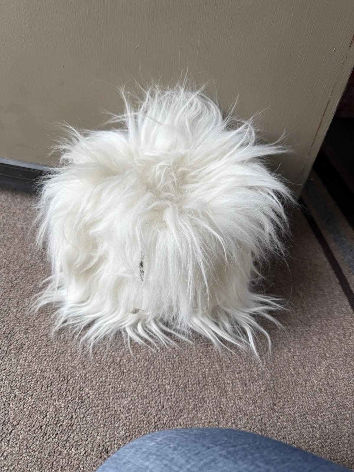 Vintage 1960s 70s Baby Doll Face Head Fur Hair Tissue Box Cover Dispenser Kitsch | eBay