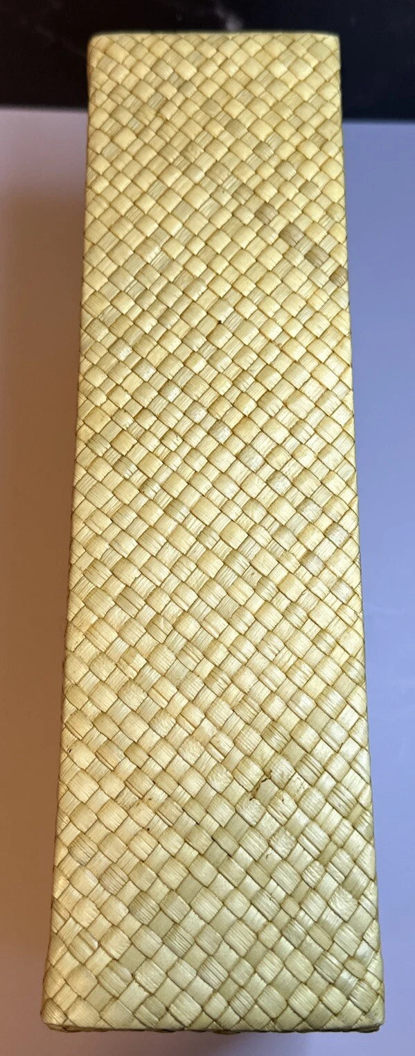 Rectangular Woven Bamboo Or Fiber Tissue Box Cover Water Resistant Facial | eBay