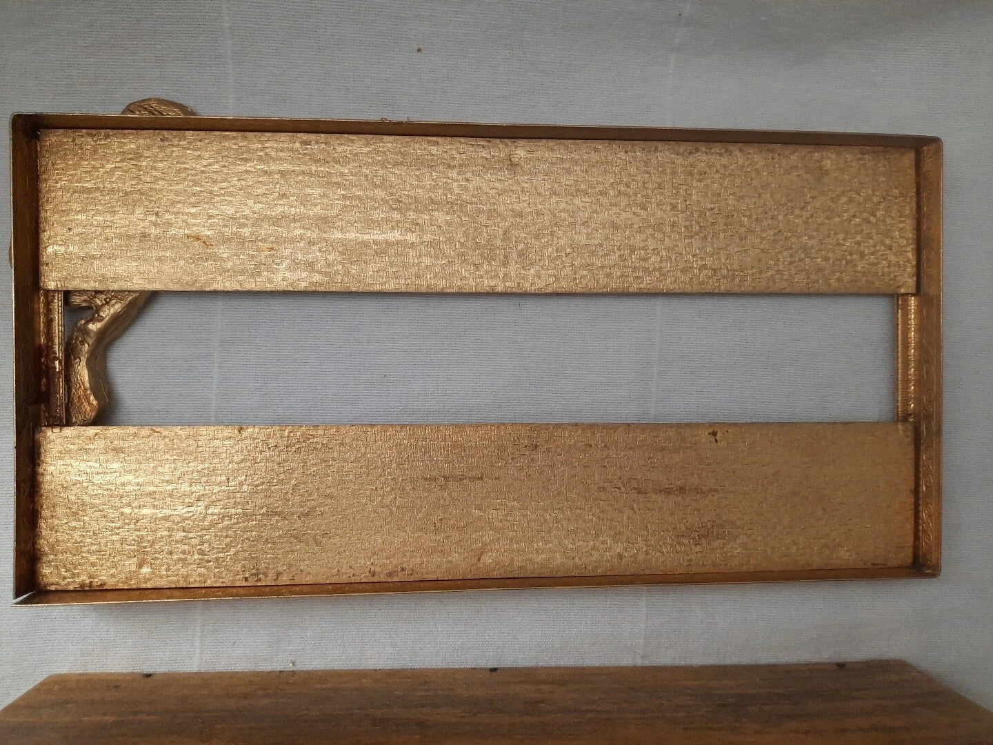 Vintage Antiqued Gold Tone Metal Rectangular Tissue Box Cover 2 Pc w/ Ribbon Bow | eBay