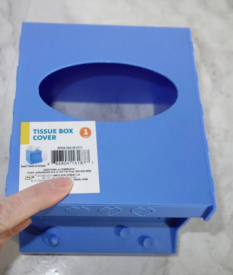 Target Tissue Box Cover Bullseye Playground Blue Arcade Video Game Novelty Retro | eBay