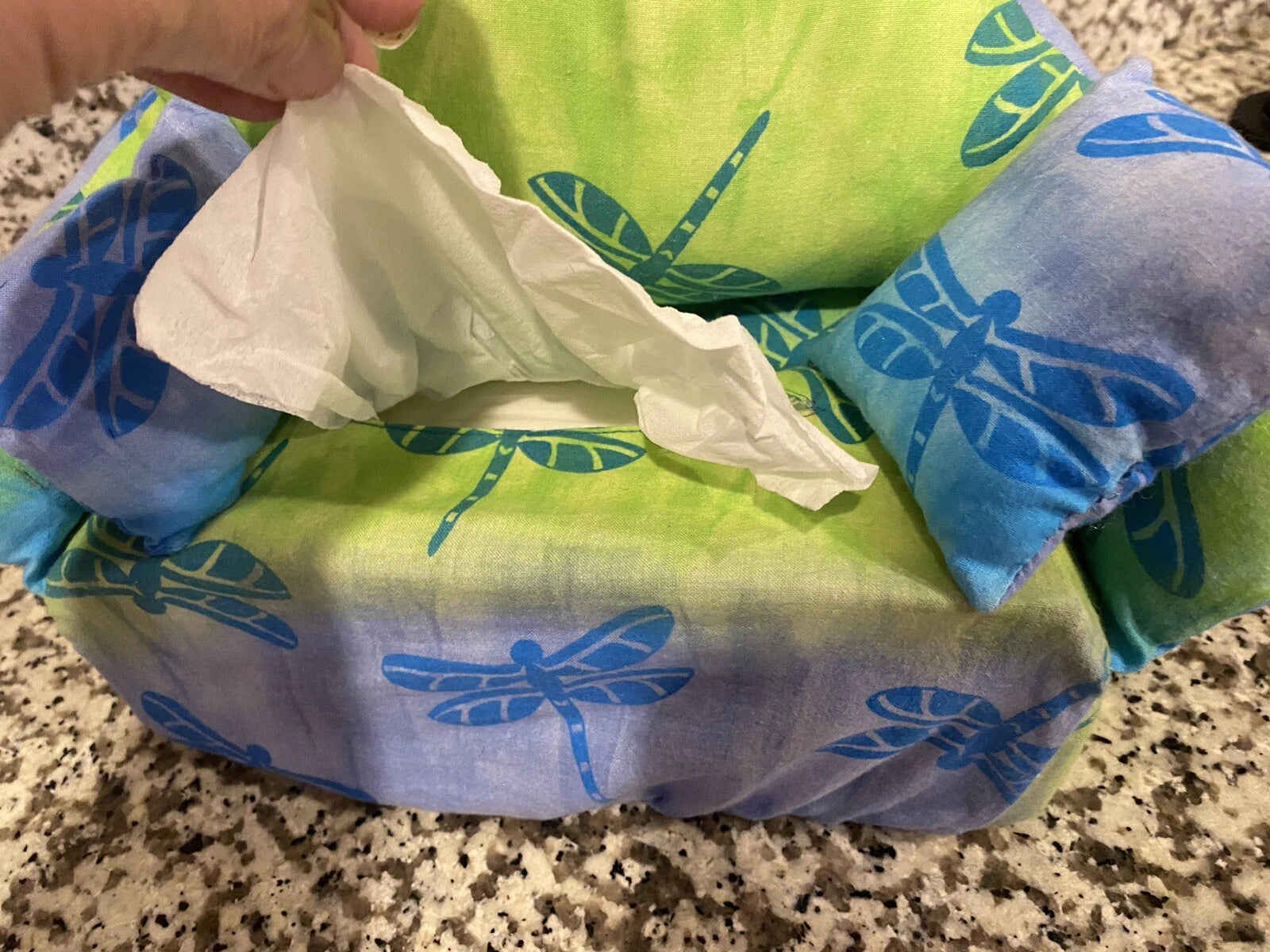 tissue kleenex box COUCH SOFA SLIPCOVER DRAGONFLY FABRIC DISPENSER cover | eBay