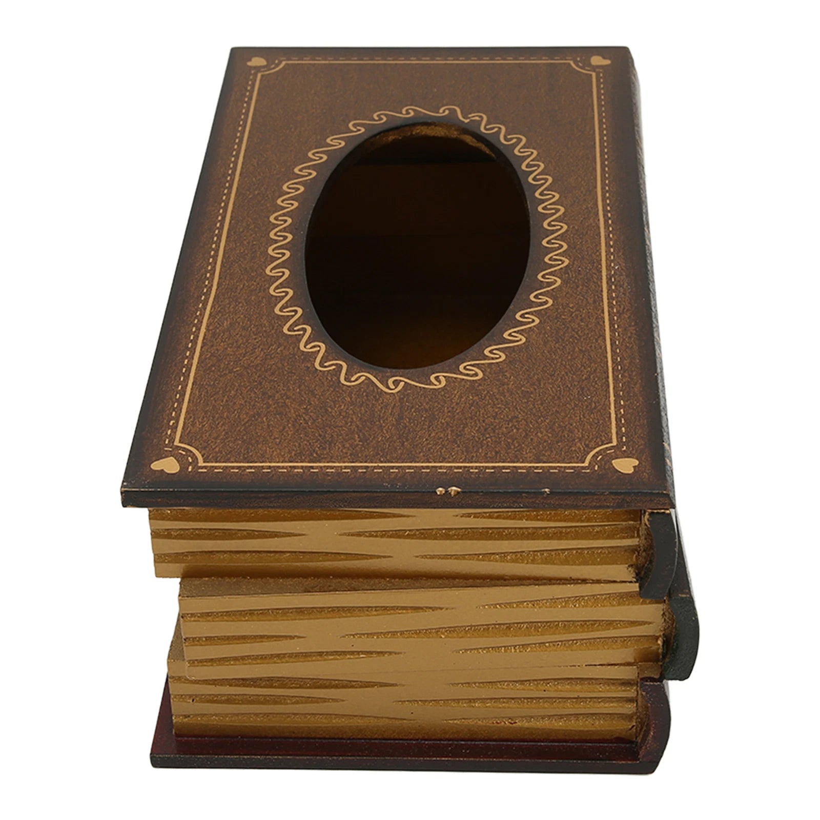 Book Tissue Box Cover Rectangular Tissue Holder Dispenser Paper Cover Case | eBay