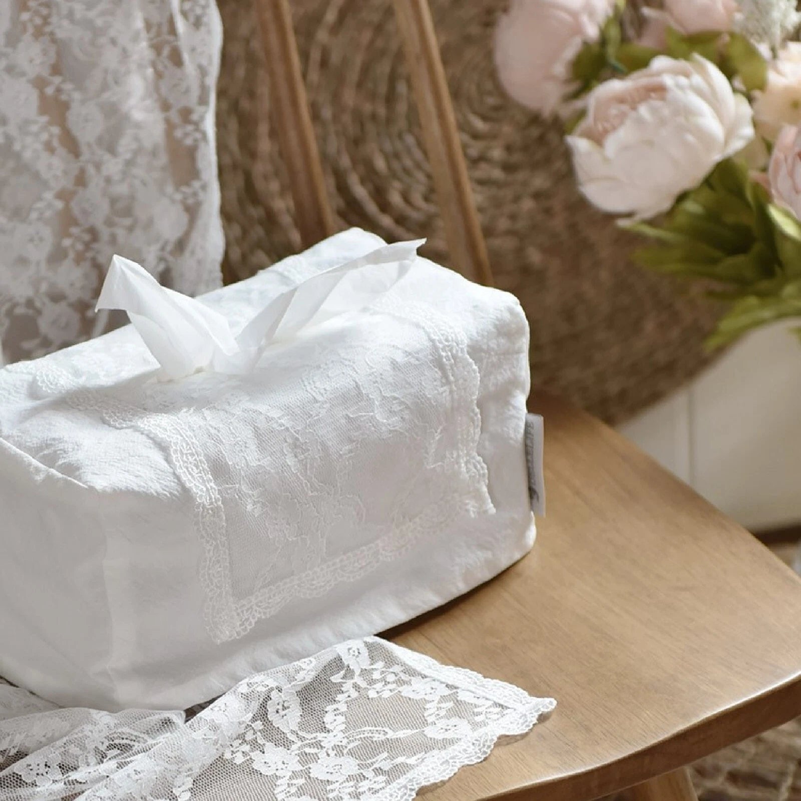 Elegant Lace Tissue Refill Cover Holder Case Living Room Home Deco Made in Korea | eBay