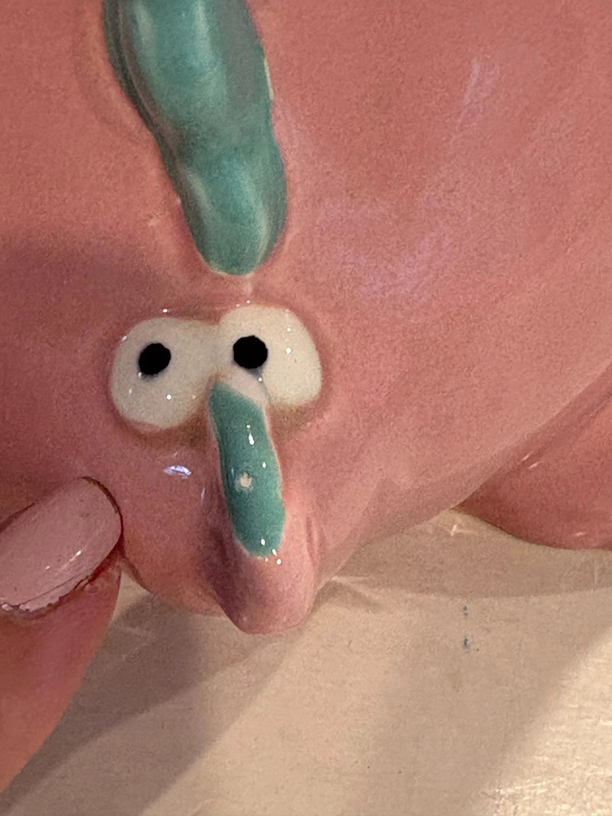 FITZ & FLOYD Vintage 1986 Pink & Green Dinosaur Tissue Box Holder | eBay