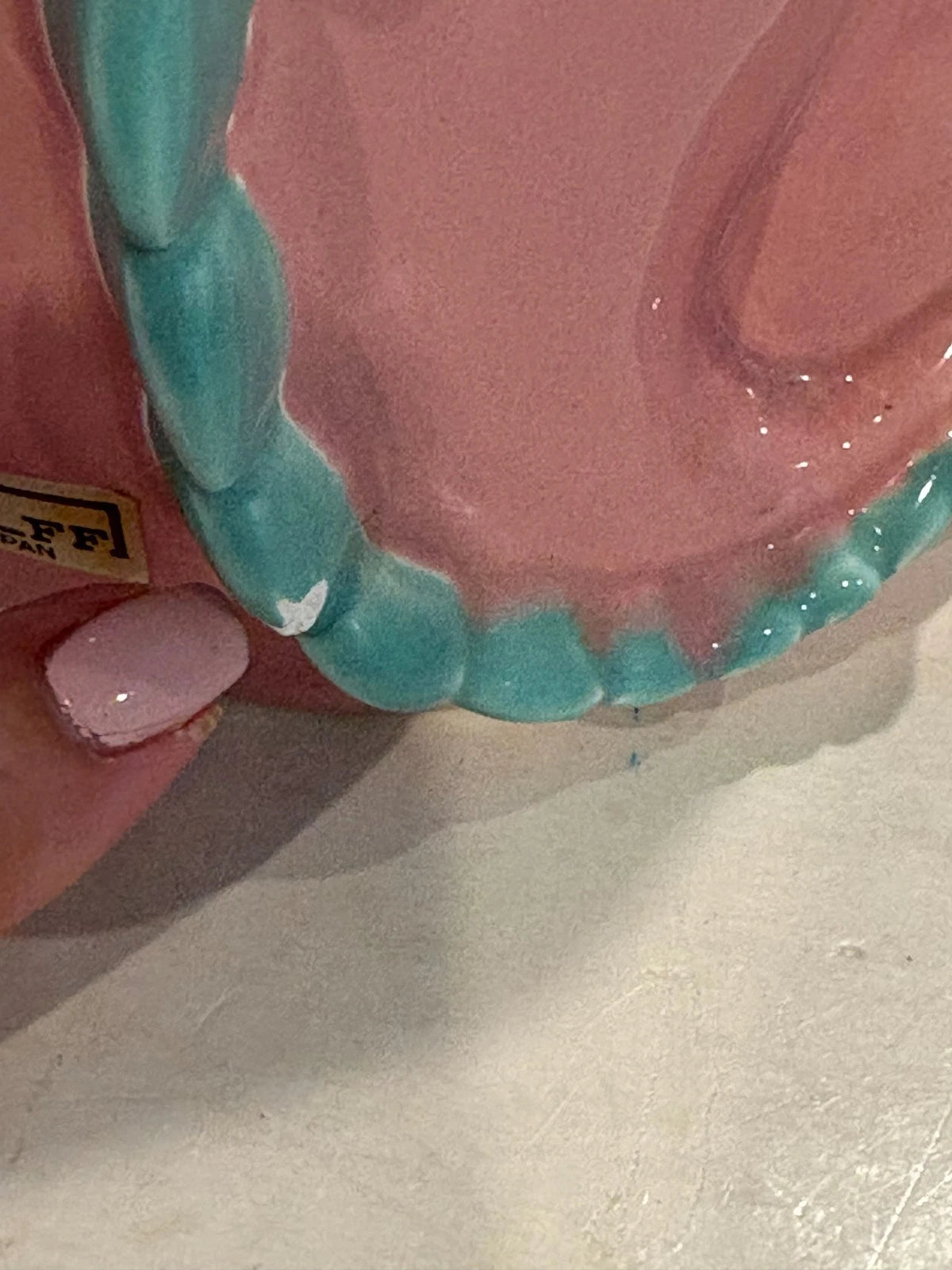 FITZ & FLOYD Vintage 1986 Pink & Green Dinosaur Tissue Box Holder | eBay