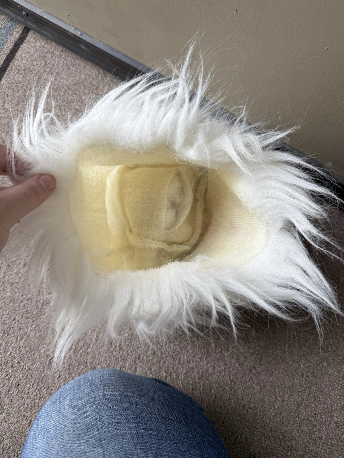 Vintage 1960s 70s Baby Doll Face Head Fur Hair Tissue Box Cover Dispenser Kitsch | eBay