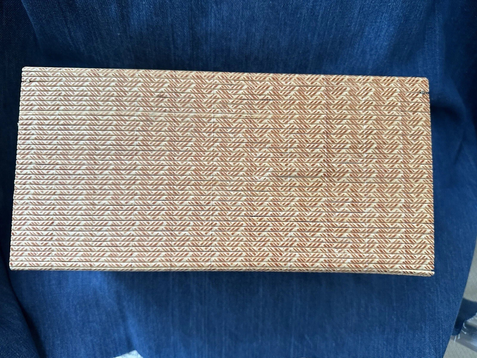 Bamboo Cane LARGE TISSUE BOX HOLDER / Cover Rectangular Or Ballot Box?! | eBay