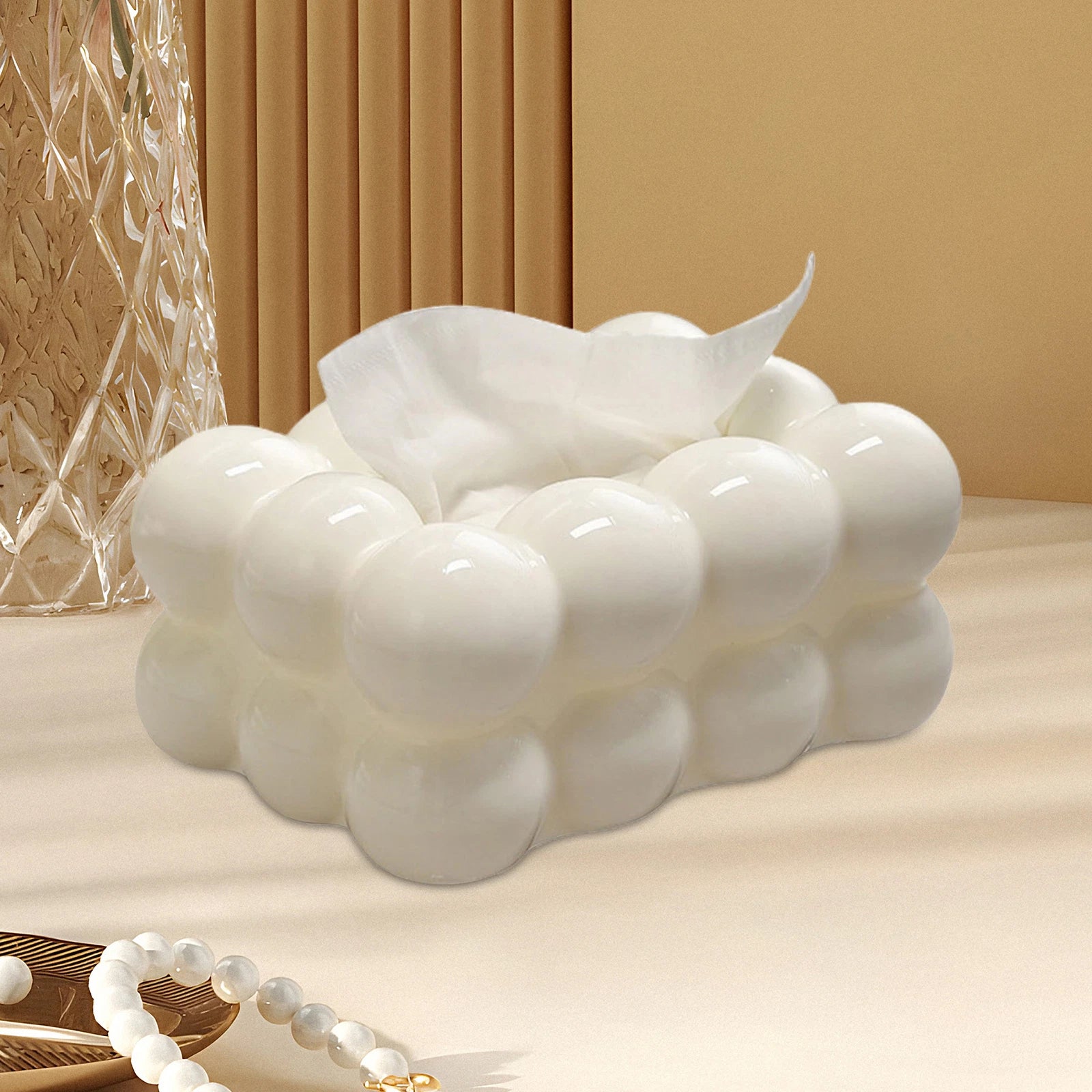 Home Tabletop Tissue Box Facial Paper Organizer Storage Dispenser Decorative New | eBay