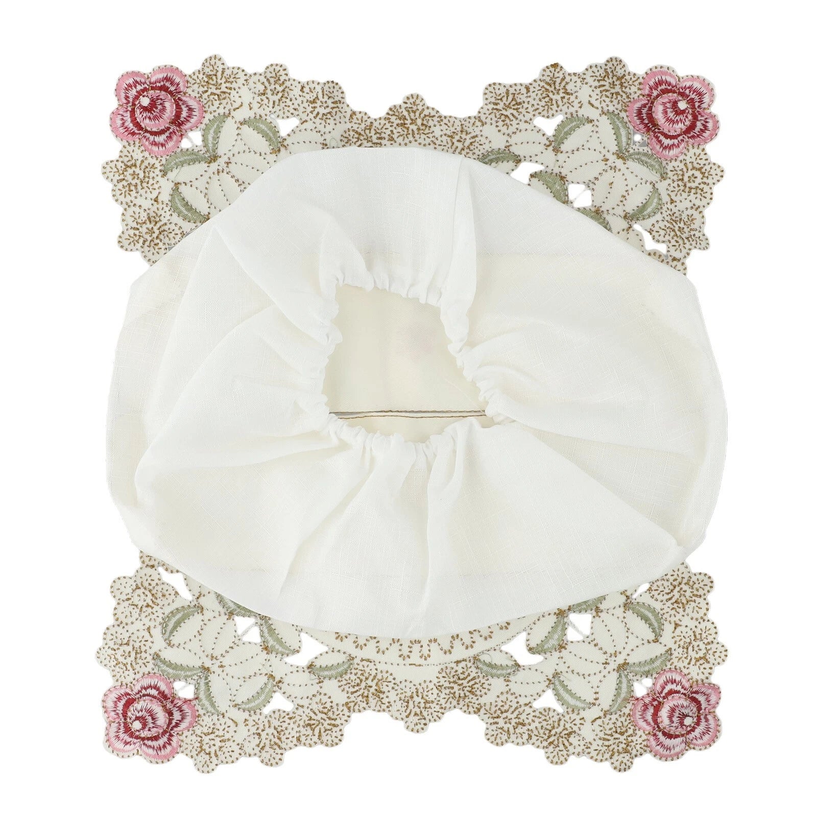 Exquisite Vintage Lace Fabric Tissue Box Cover Embroidered Tissue Box Cover | eBay
