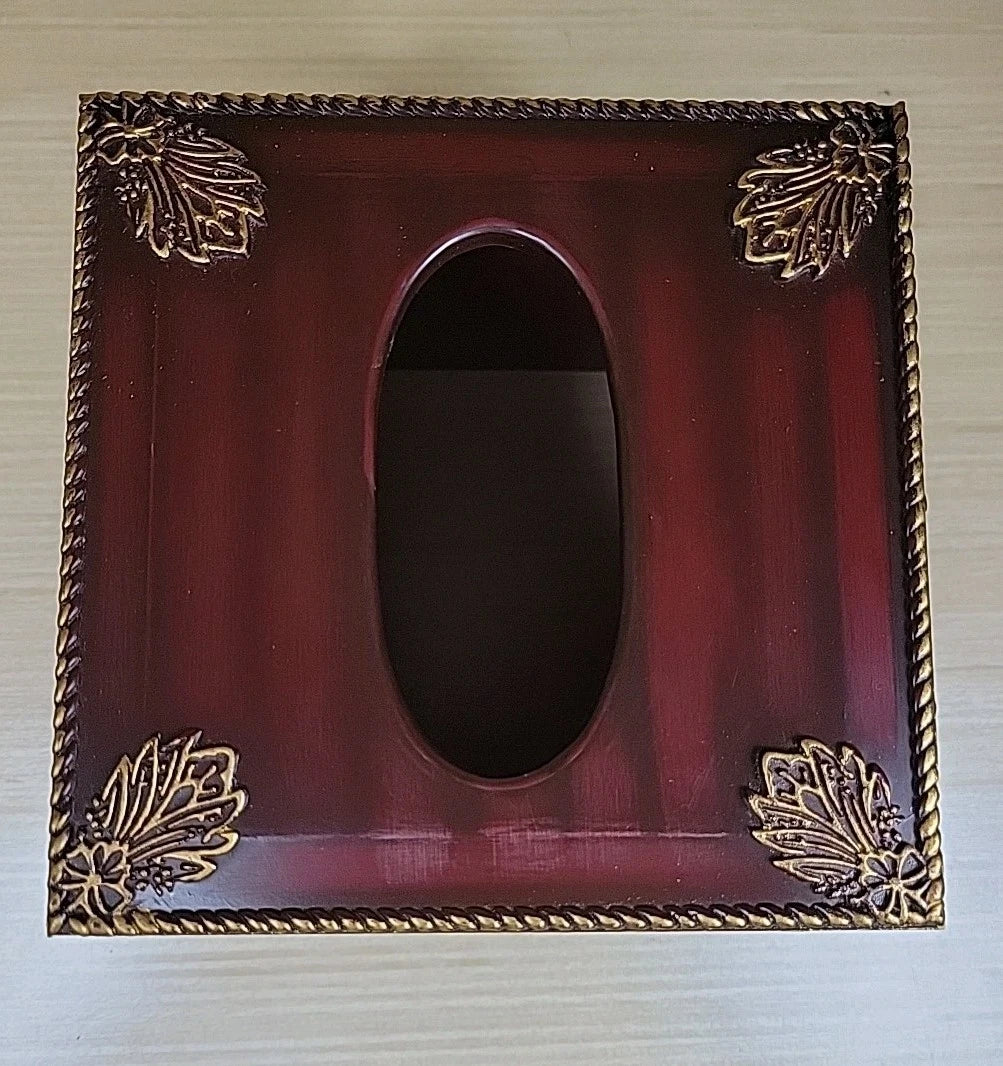 Tissue Cube Box Holder Faux Stack of Books | eBay