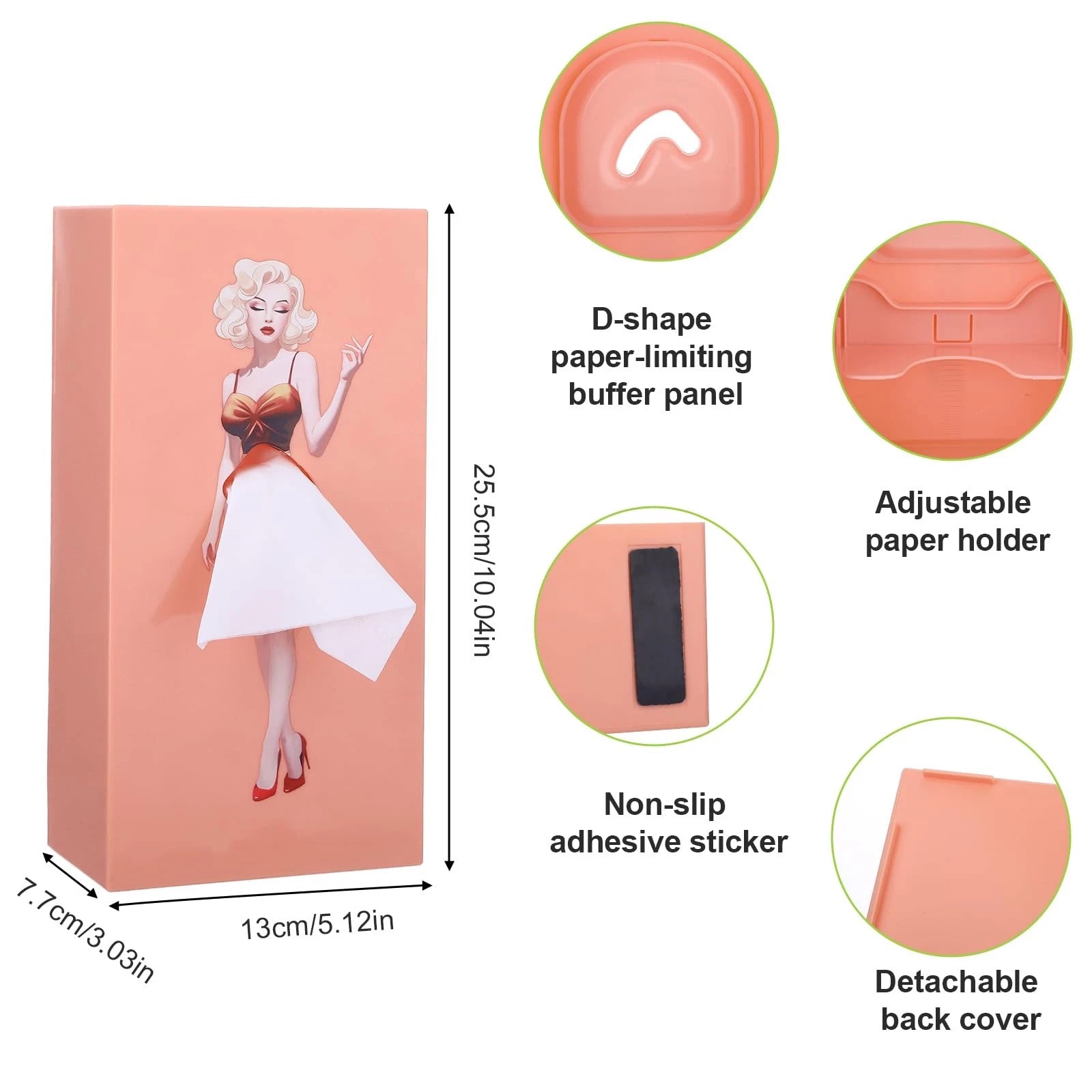 Pulling Skirt Tissue Box, Creative Tissue Boxes Holder, Pink Fun Lady Skirt T... | eBay