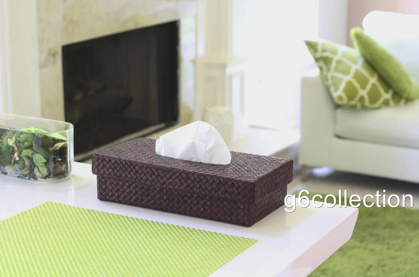 Pandan Woven Paper Tissue Napkin Box Cover Holder Rectangle Handmade Home Decor | eBay