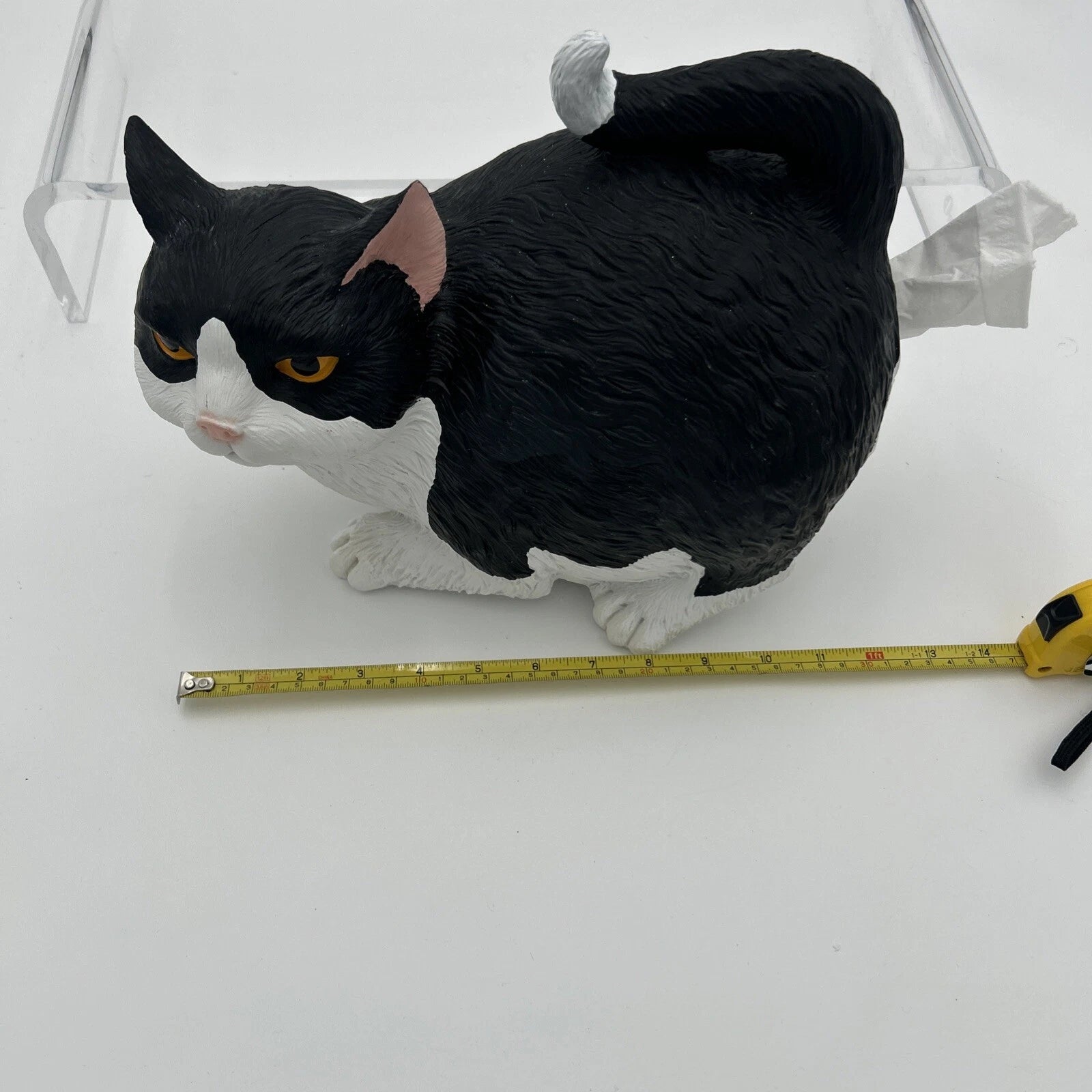 Cat Butt Tissue Box Holder Resin Decorative Black & White | eBay