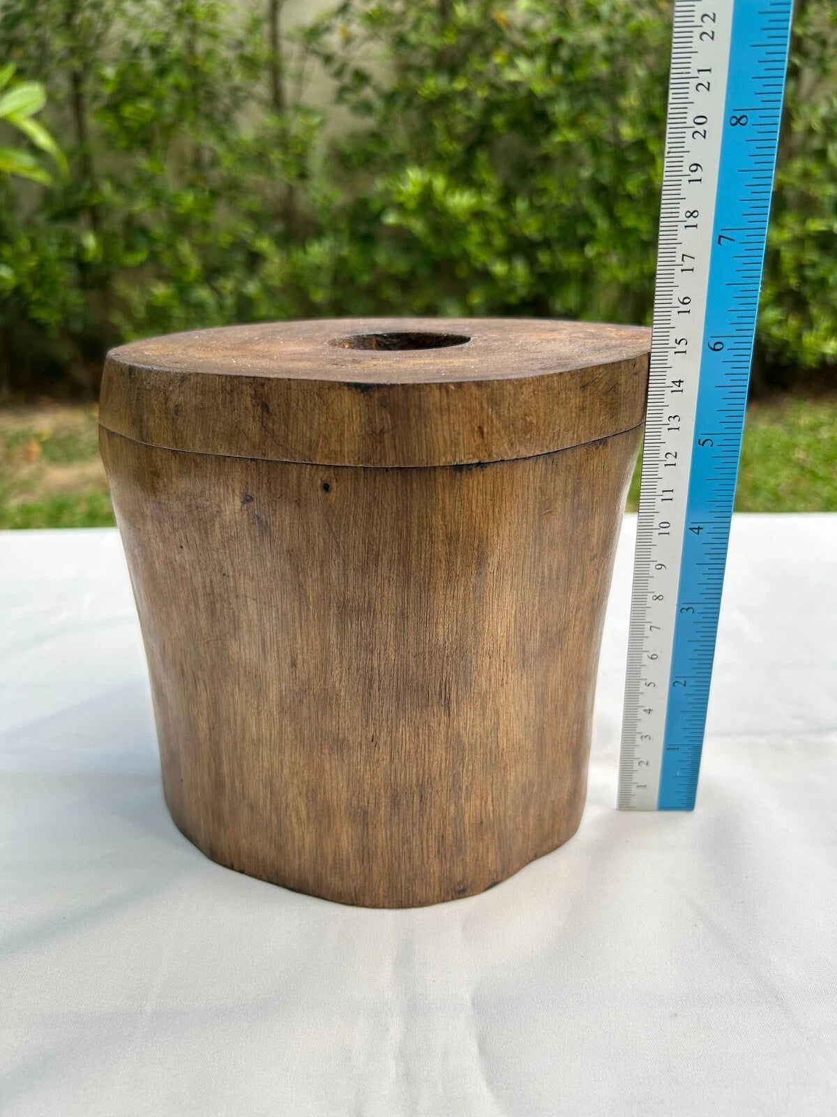 Rustic Wood Tissue Box Cover Tissue Holder Natural Shape for Home Decor | eBay