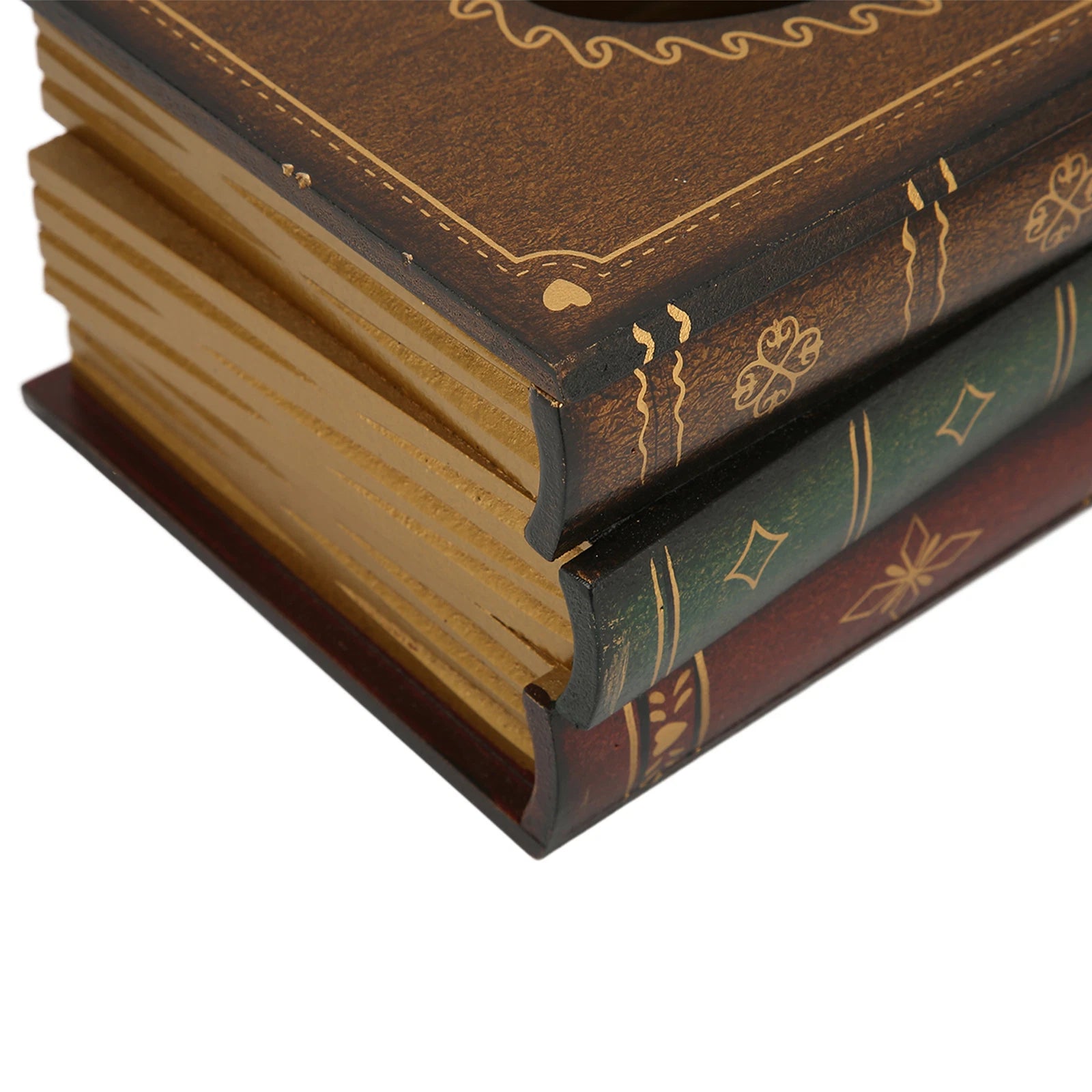 Book Tissue Box Cover Rectangular Tissue Holder Dispenser Paper Cover Case | eBay