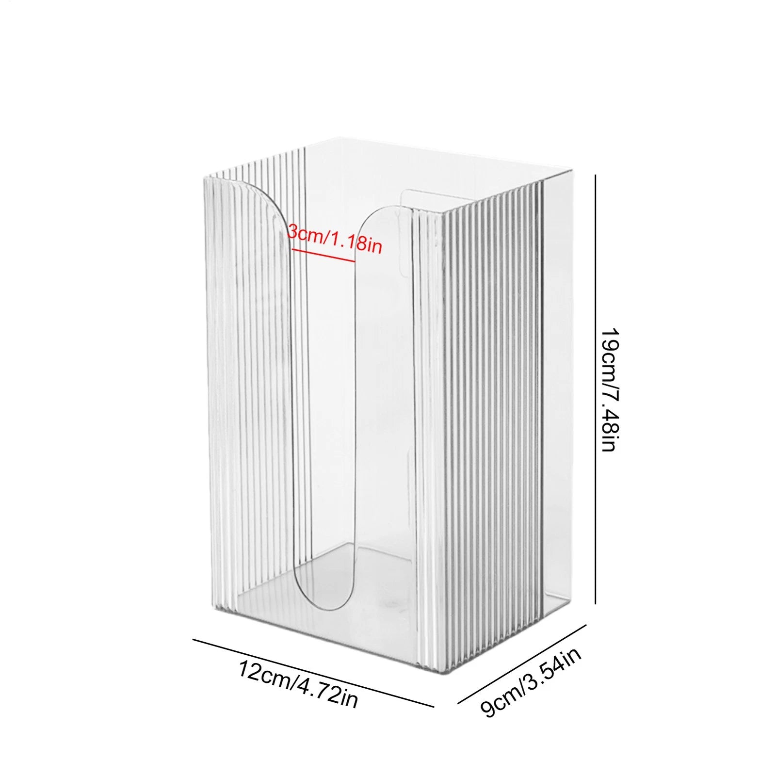 Wall Mounted Tissue Box Kitchen Wipes Storage Box Wall-Mounted Tissue Holder | eBay