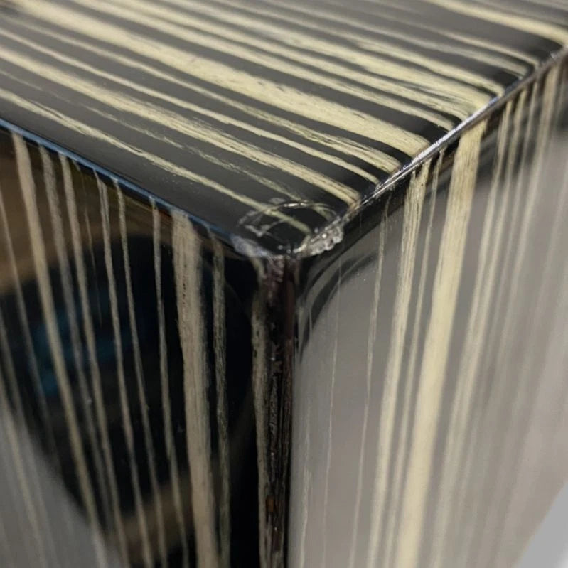$200 Ladorada Black Ebano Veneer Wood Tissue Cover Box | eBay