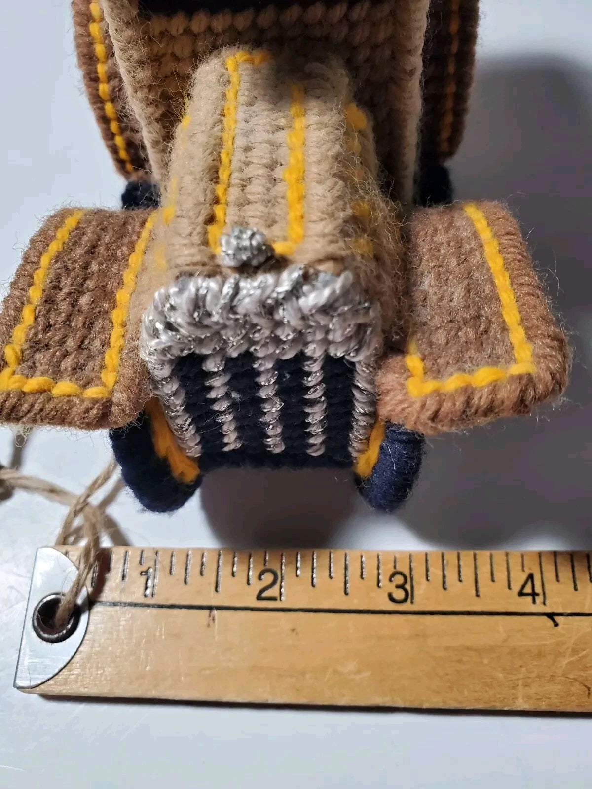 Vtg Knitted House Tissue Box Cover & Knitted Vintage Car Handmade Multicolor | eBay