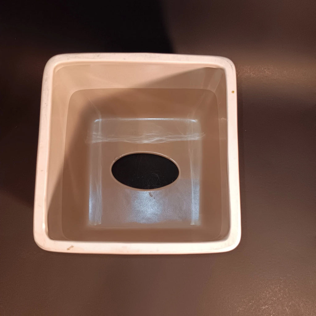 Vintage Tan/Cream Stoneware Tissue Box Cover Smooth Satin Matte Finish Any Room | eBay