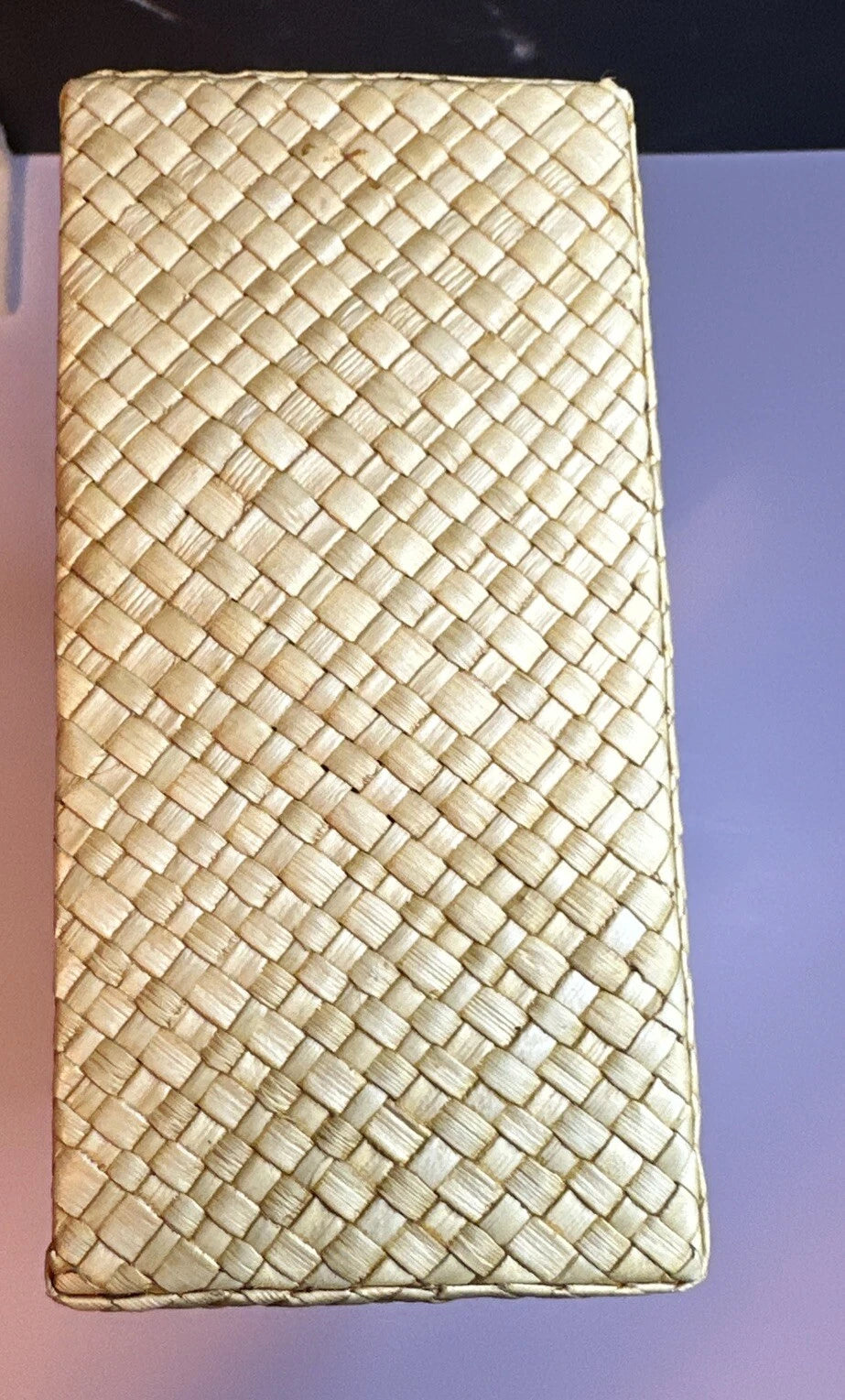 Rectangular Woven Bamboo Or Fiber Tissue Box Cover Water Resistant Facial | eBay