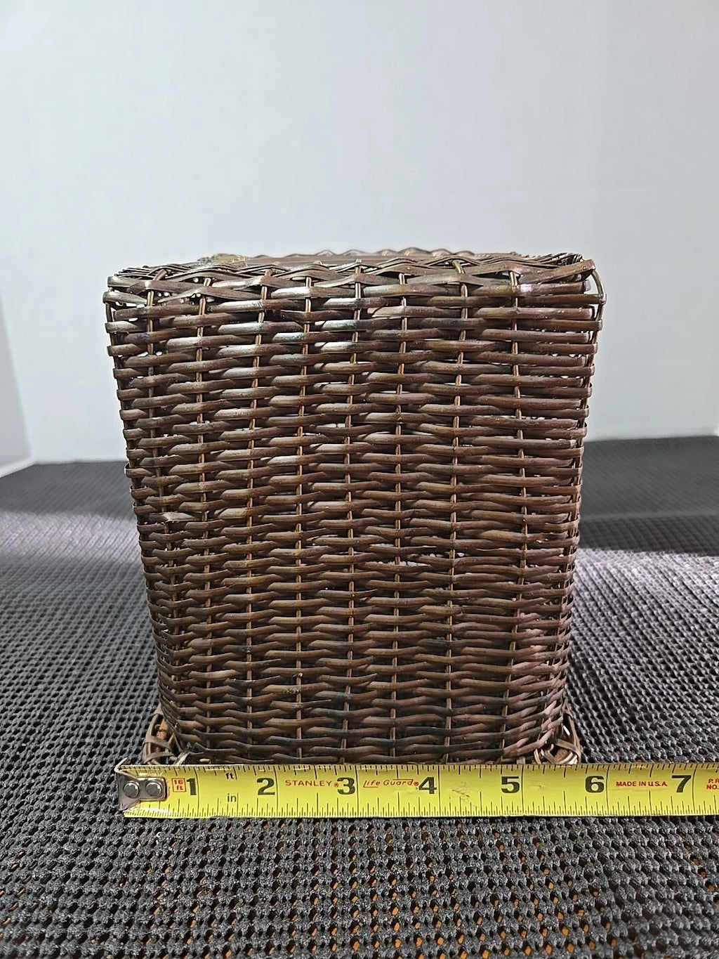 Vintage Wicker Weave Brass Tissue Box Cover | eBay