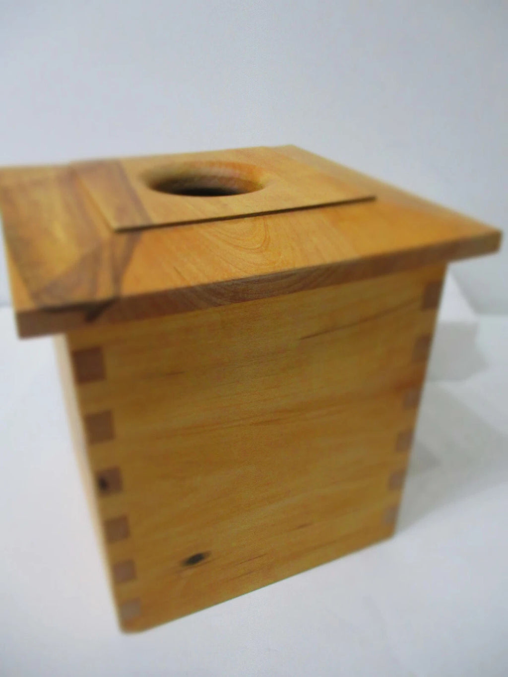 Rustic Handcrafted Wooden Square Tissue Box Holder ~ Rustic ~ Beautiful ~ Nice! | eBay