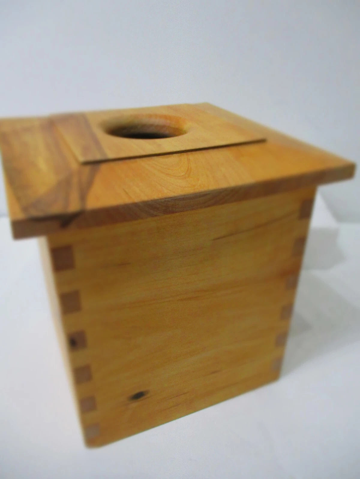 Rustic Handcrafted Wooden Square Tissue Box Holder ~ Rustic ~ Beautiful ~ Nice! | eBay