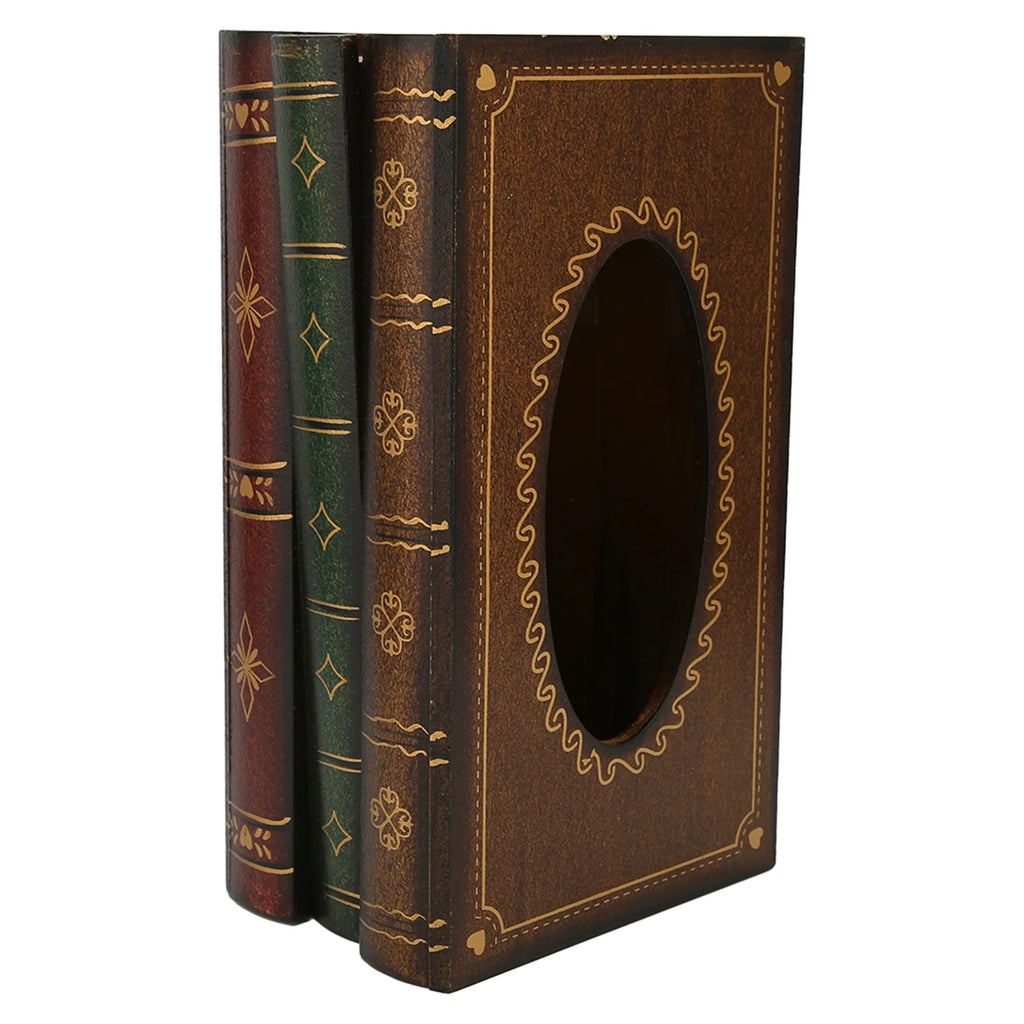 Book Tissue Box Cover Rectangular Tissue Holder Dispenser Paper Cover Case | eBay