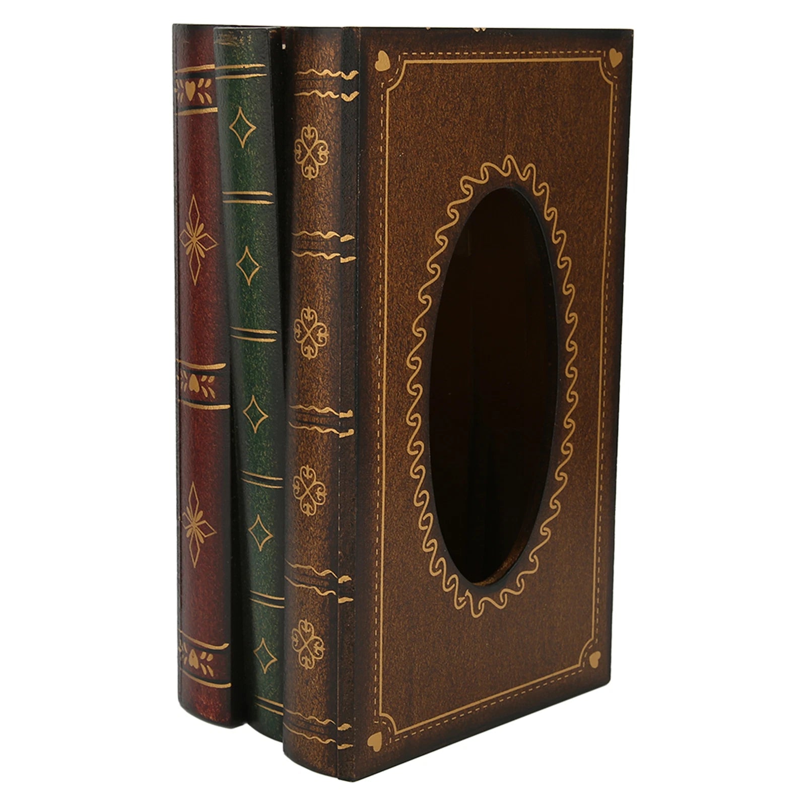 Book Tissue Box Cover Rectangular Tissue Holder Dispenser Paper Cover Case | eBay