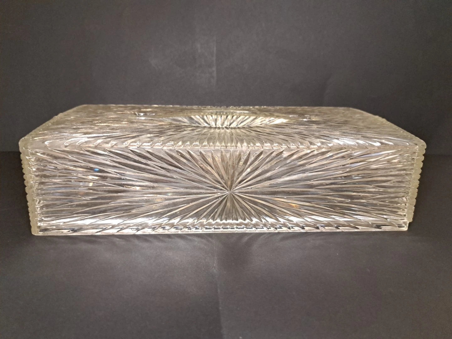 Vintage 1960s Celebrity Tissue Box Holder Starburst Acrylic Lucite Plastic | eBay