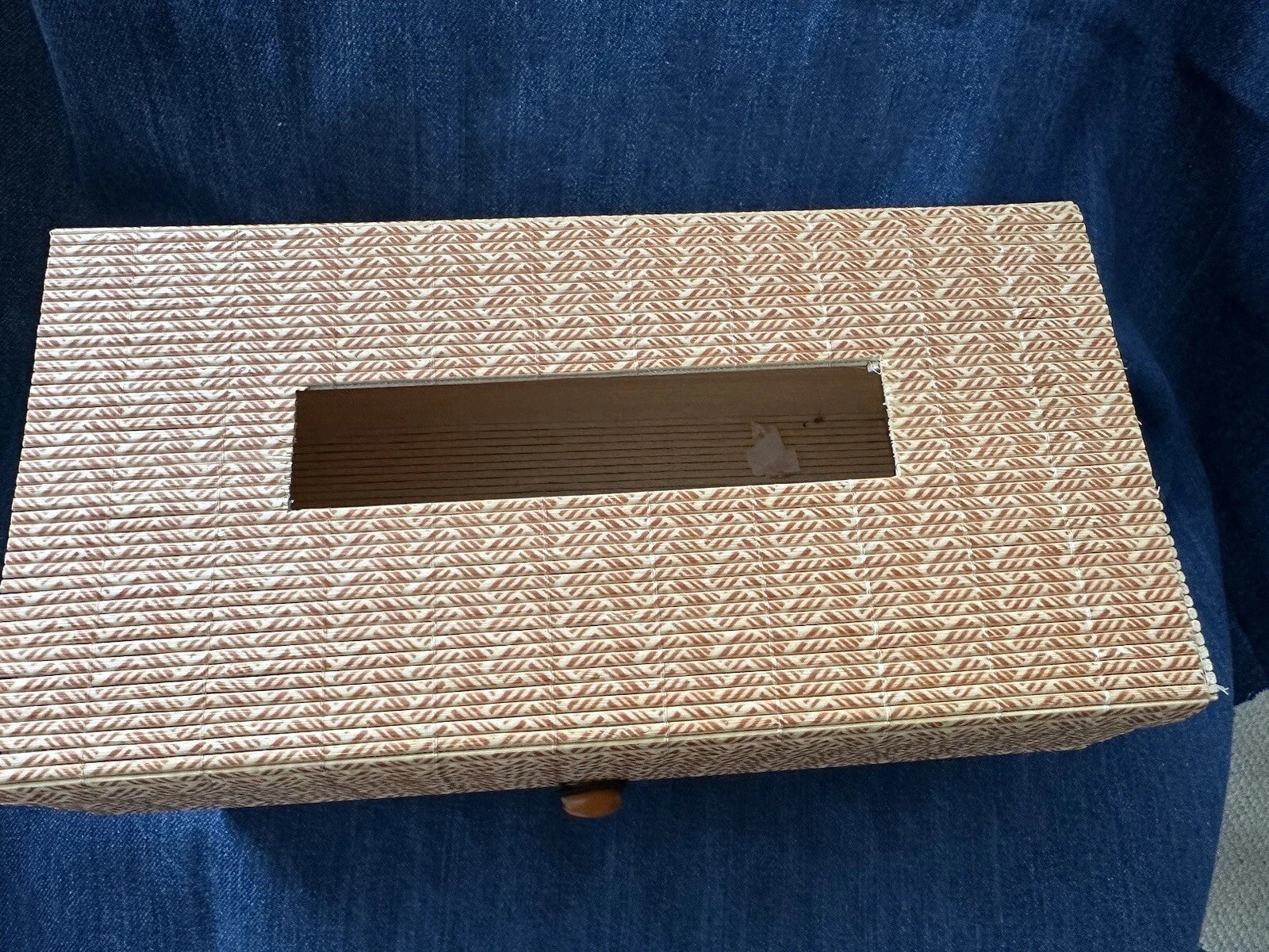 Bamboo Cane LARGE TISSUE BOX HOLDER / Cover Rectangular Or Ballot Box?! | eBay