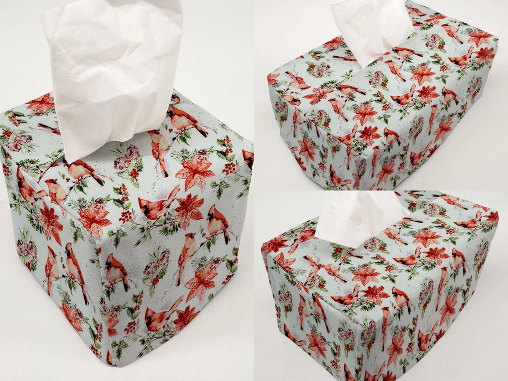 Winter Cardinals Tissue Box Cover | eBay