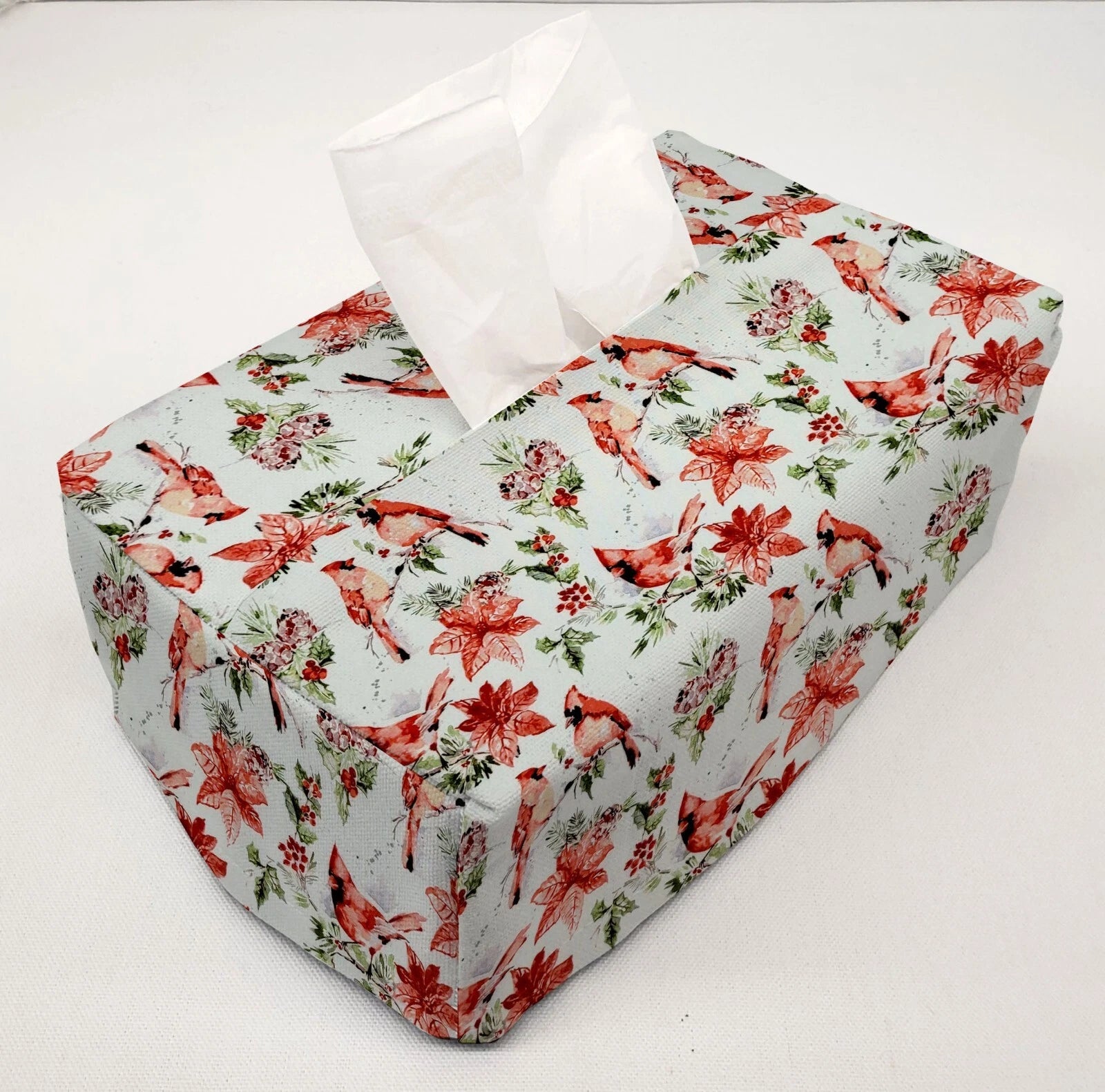 Winter Cardinals Tissue Box Cover | eBay