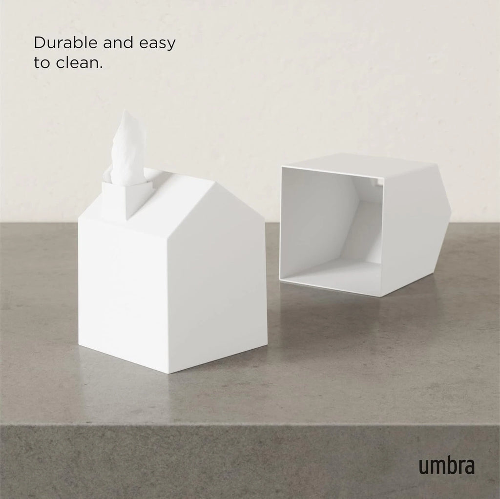 Umbra Casa Tissue Box Cover - Adorable House Shaped Square Tissue Box Holder for | eBay