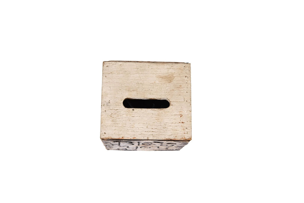 Wood & Metal Bless You Tissue Box Cover | eBay