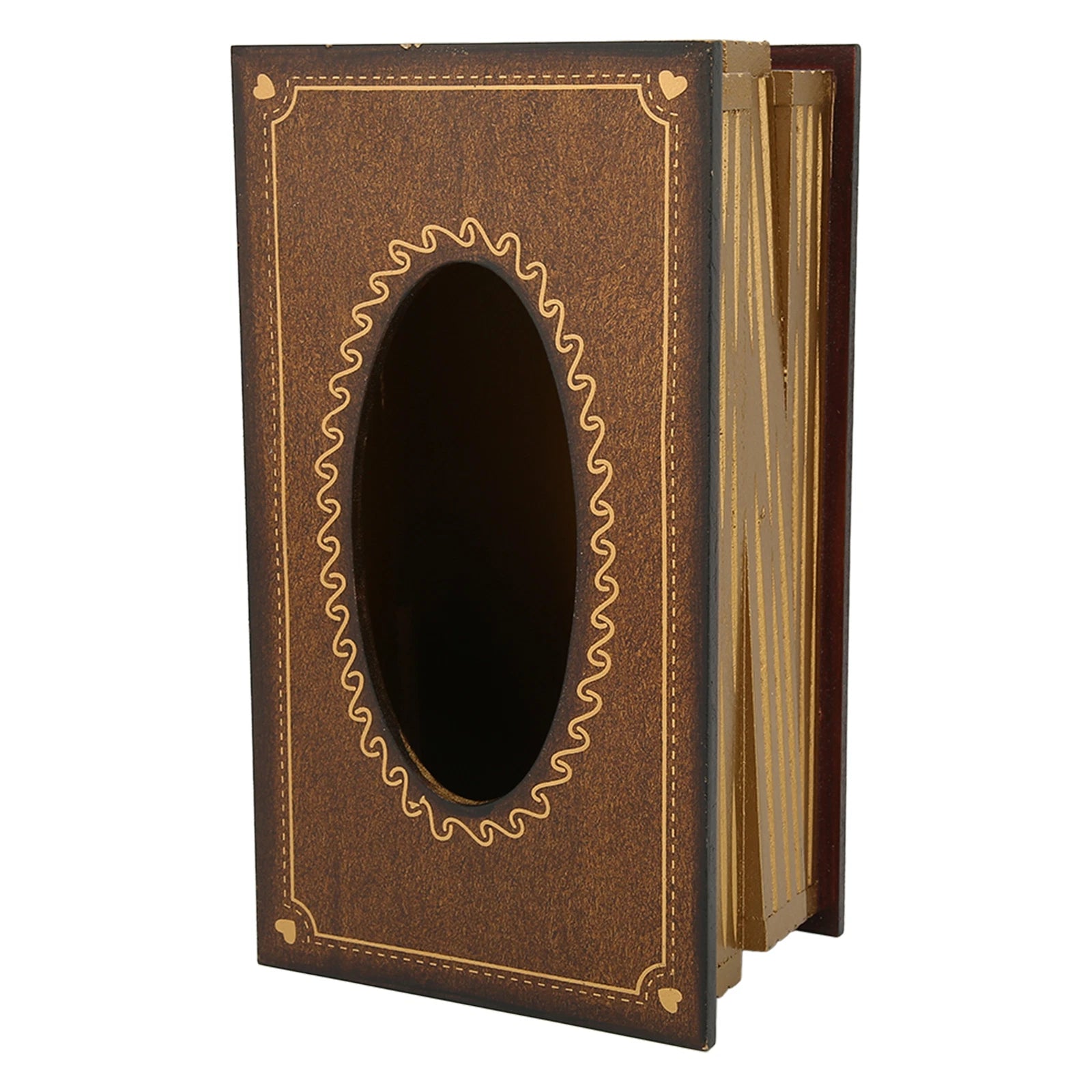 Book Tissue Box Cover Rectangular Tissue Holder Dispenser Paper Cover Case | eBay