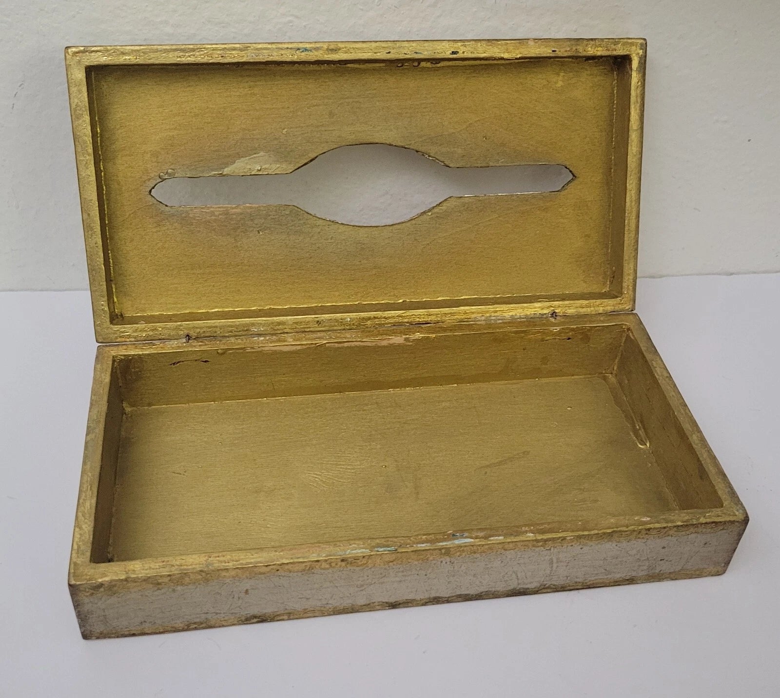 Vintage Italy Florentine Wood Tissue Box | eBay