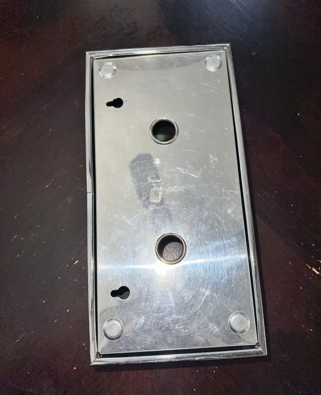 Vintage Chrome Tissue Box Paper Holder Retro Recessed Bathroom Lid Cover | eBay