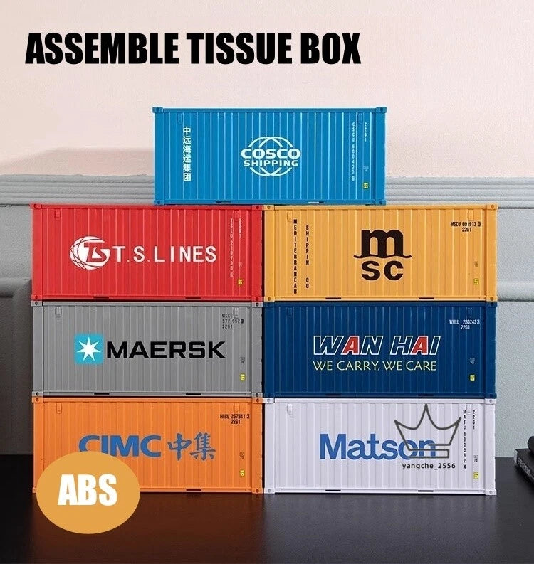 1:28 Industrial Shipping Container Tissue Box Napkin Paper Container Kitchen NEW | eBay