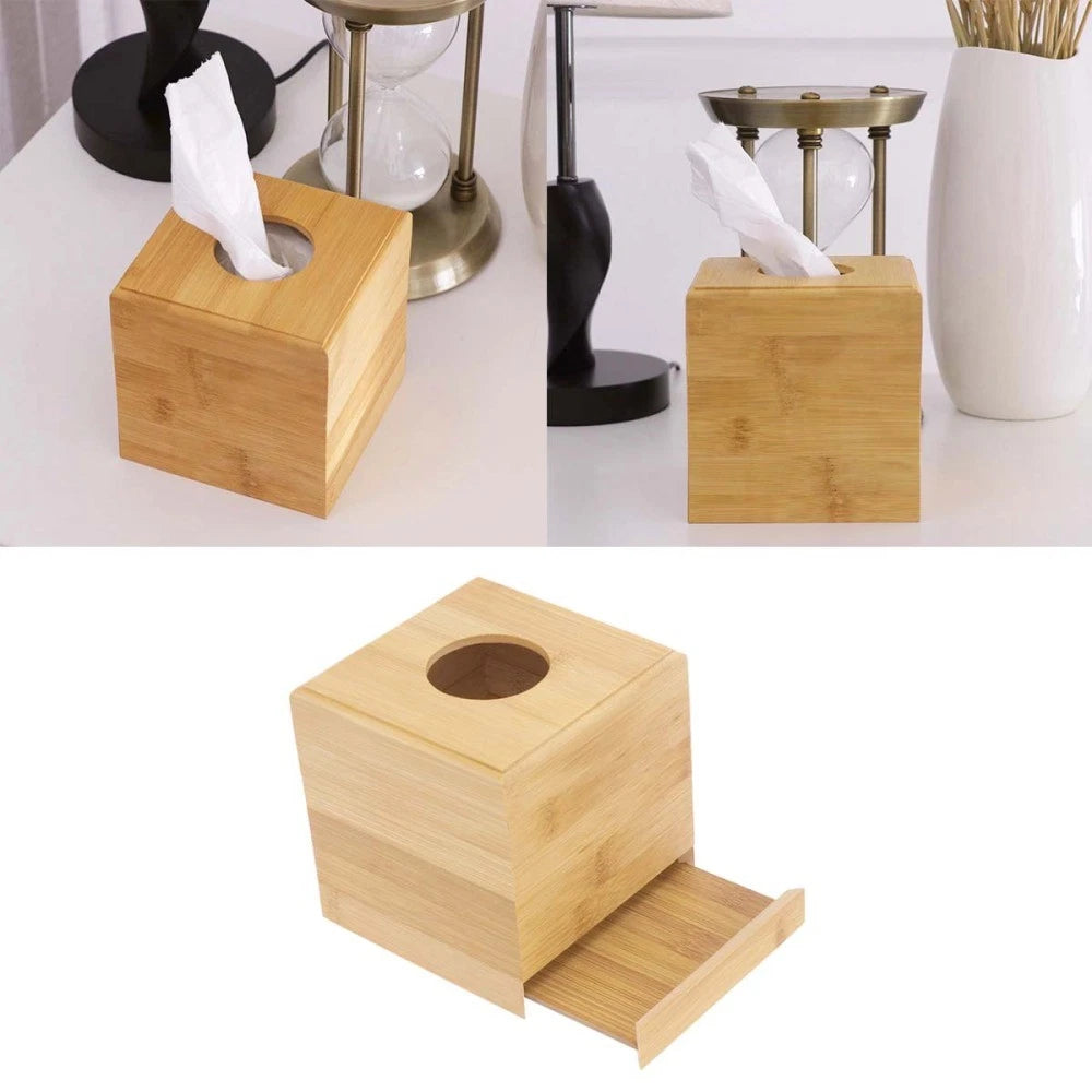Tissue Cube Box Tissue Holder Bathroom Storage Tissue Box Cover Rectangular | eBay