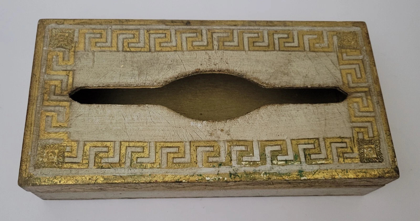 Vintage Italy Florentine Wood Tissue Box | eBay