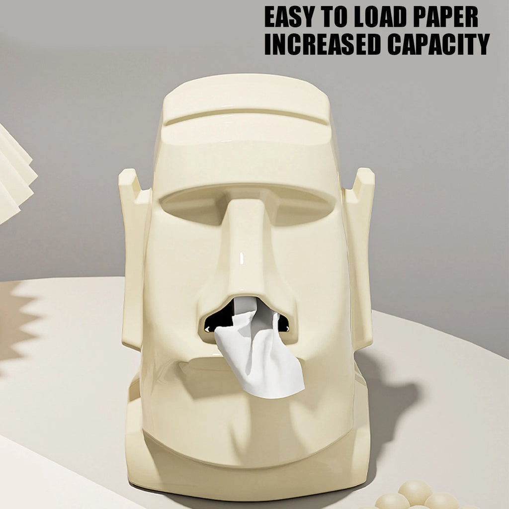 1x Creative Easter Island Statue Tissue Box Headphone Stand Glasses Rack Holder | eBay
