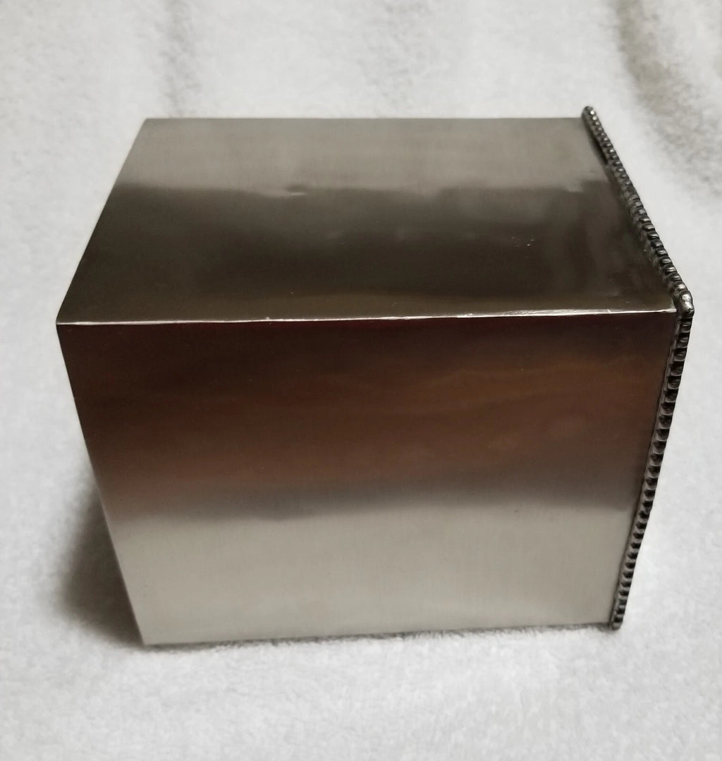 Vtg Pewter Color Metal Tissue Box Cover by Target--Appears to be Stainless | eBay