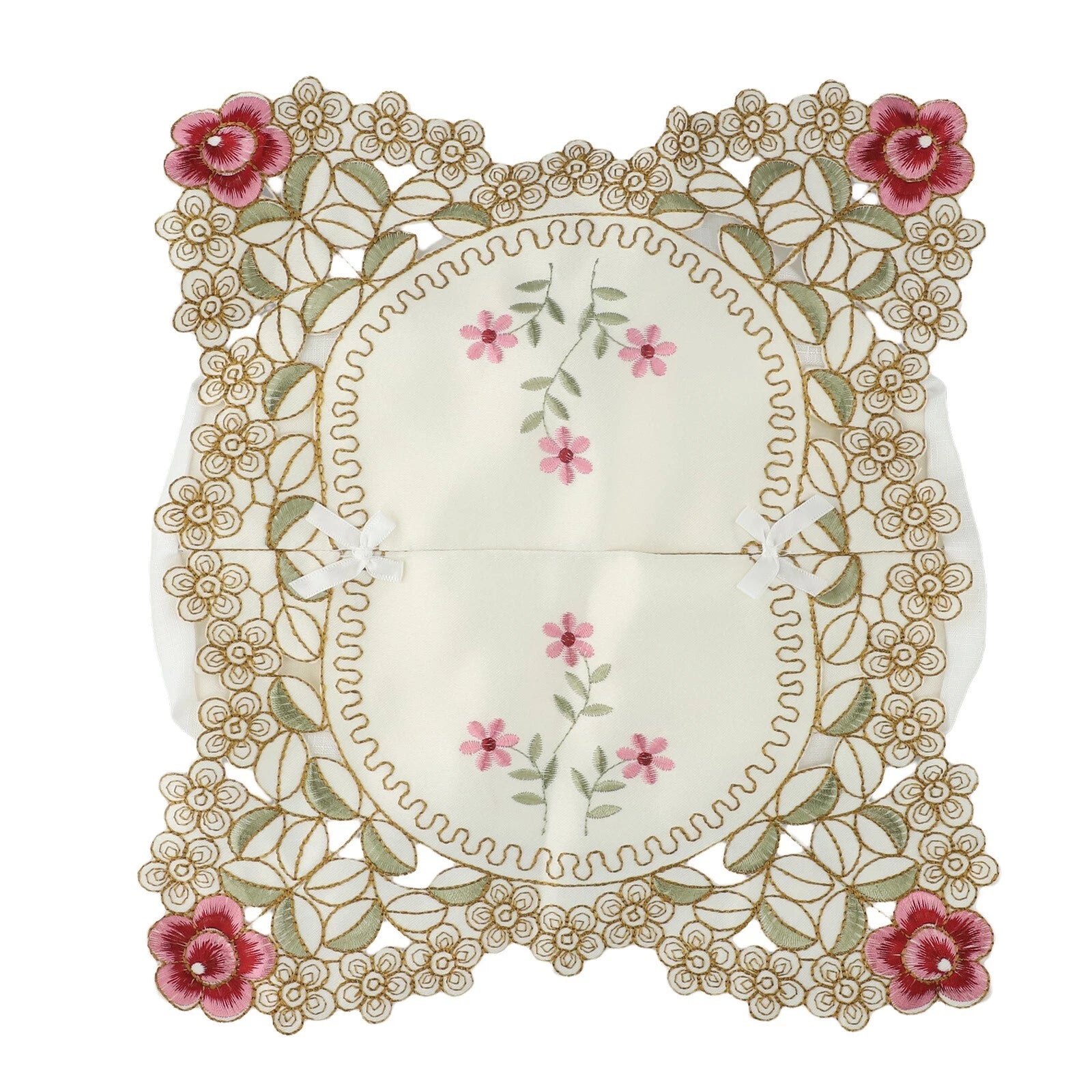 Exquisite Vintage Lace Fabric Tissue Box Cover Embroidered Tissue Box Cover | eBay