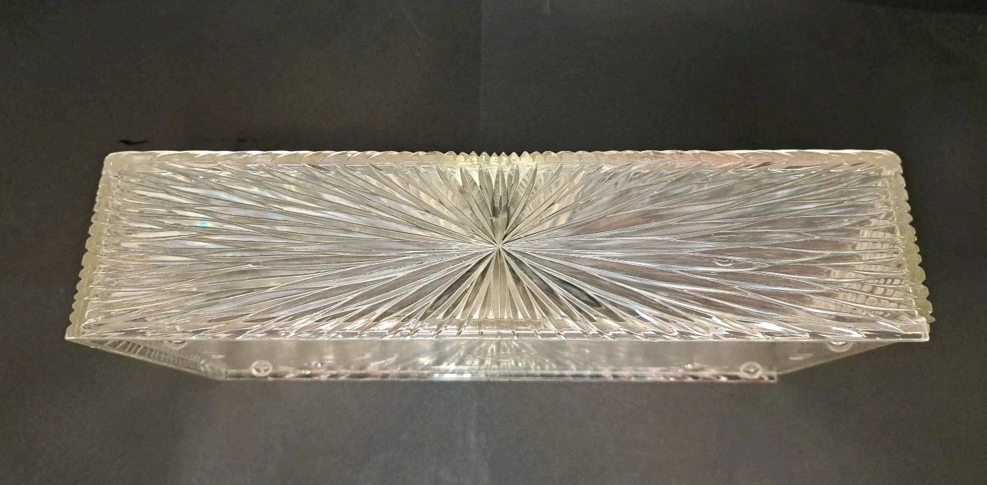 Vintage 1960s Celebrity Tissue Box Holder Starburst Acrylic Lucite Plastic | eBay