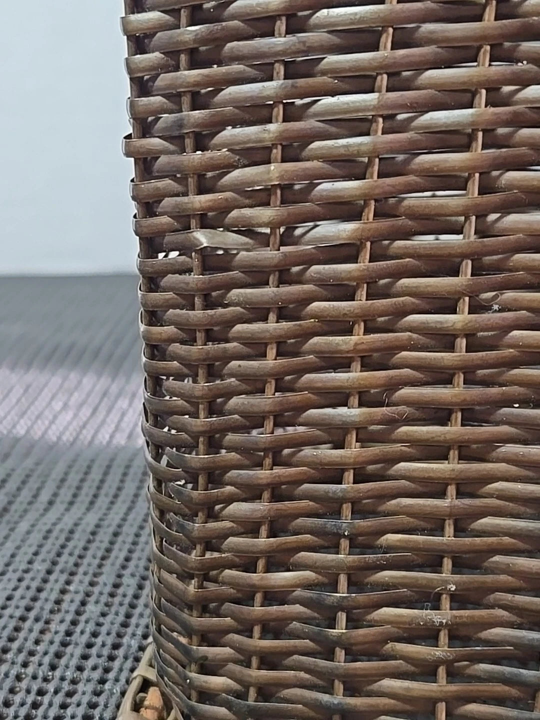 Vintage Wicker Weave Brass Tissue Box Cover | eBay